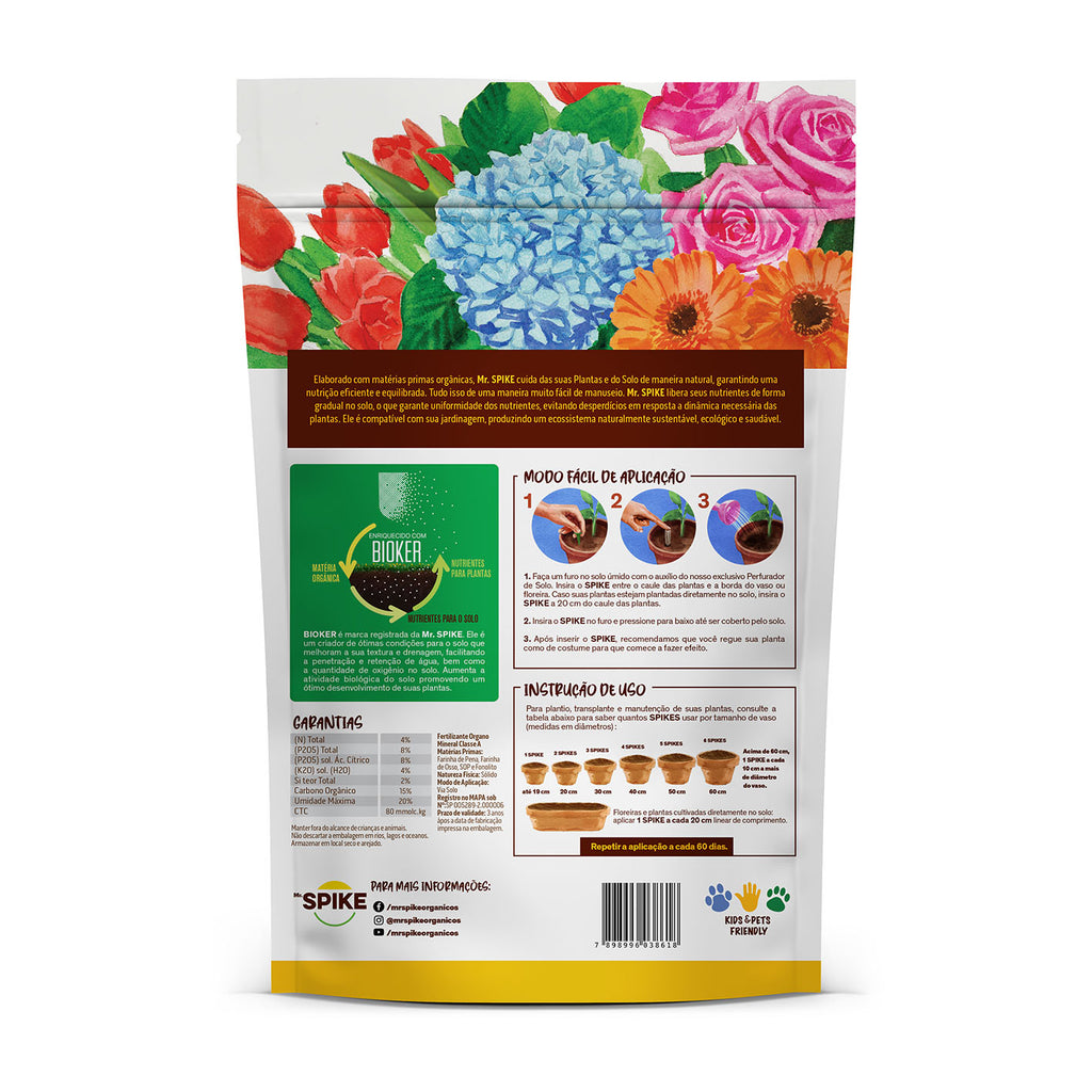 Fertilizante Orgânico para Flores 330 g