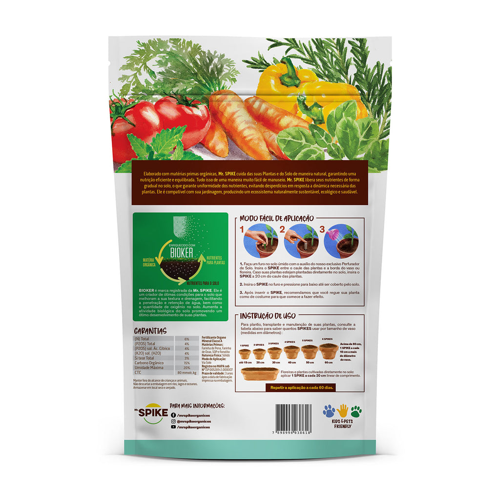 Fertilizante Orgânico para Hortas & Temperos 330 g