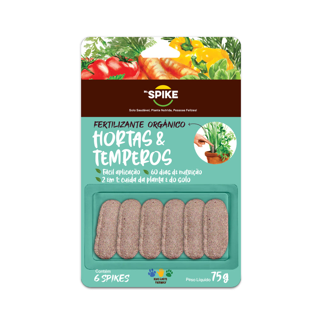 Fertilizante Orgânico para Hortas & Temperos 75 g