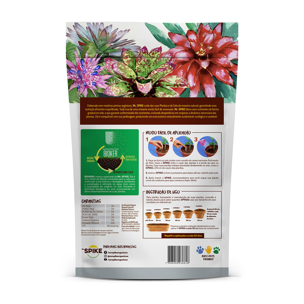 Fertilizante Orgânico para Bromélias 330g
