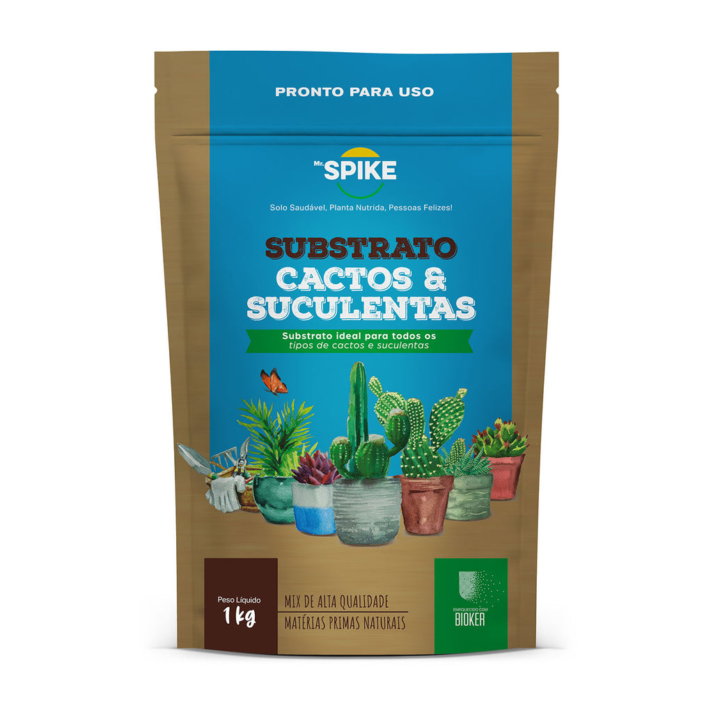 Substrato para Cactos & Suculentas Mr. Spike 1kg